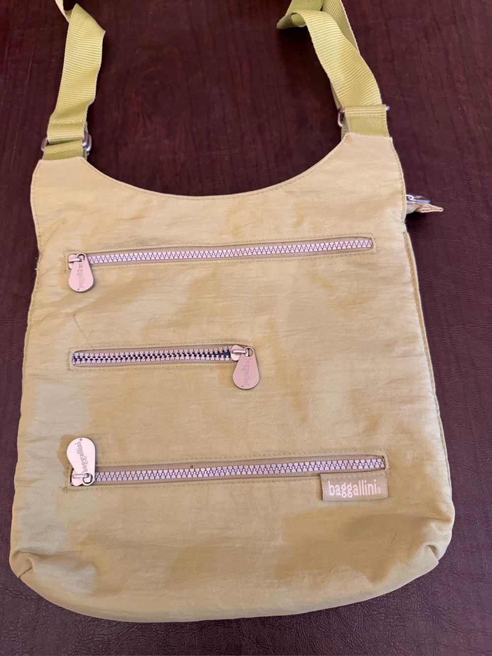 Baggallini Chartreuse Lightweight Crossbody Bag